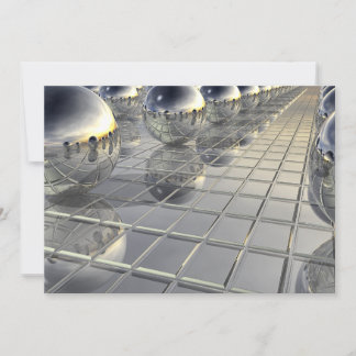 Spheres and Mirrors Holiday Card