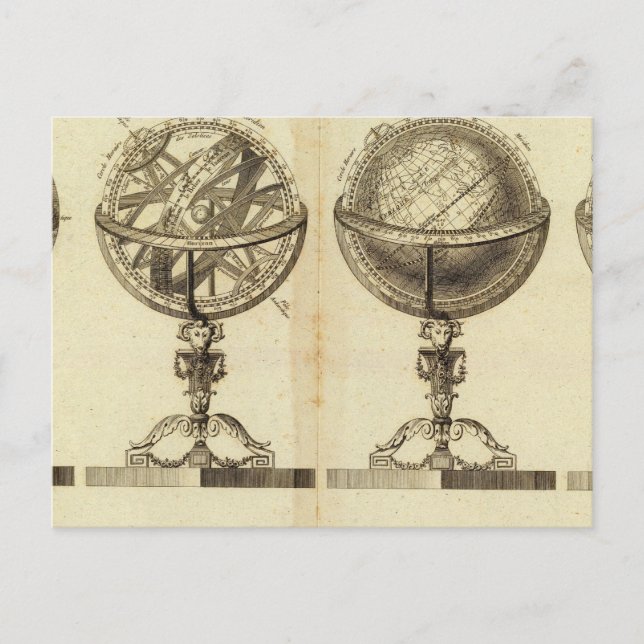 Spheres of the Globe Postcard (Front)