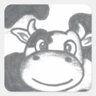 Spherical Cow Square Sticker