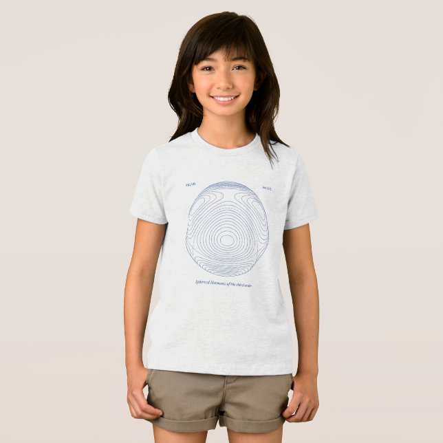 Spherical Harmonic of the third order Tri-Blend Shirt (Front Full)