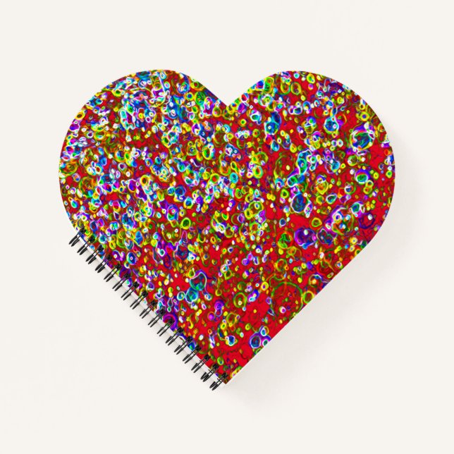 Spheroids Style Organic Design Orbs  Notebook (Front)