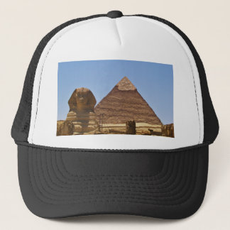Sphinx And Pyramid Trucker Hat