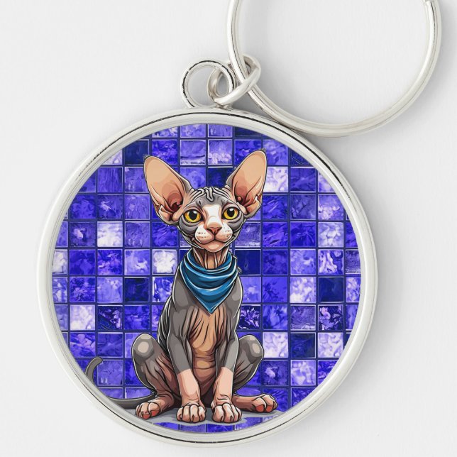 Sphinx cat key ring (Front)