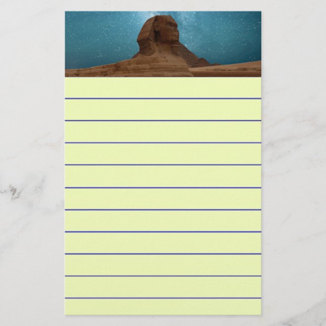 Sphinx: Egypt Stationery (Front)
