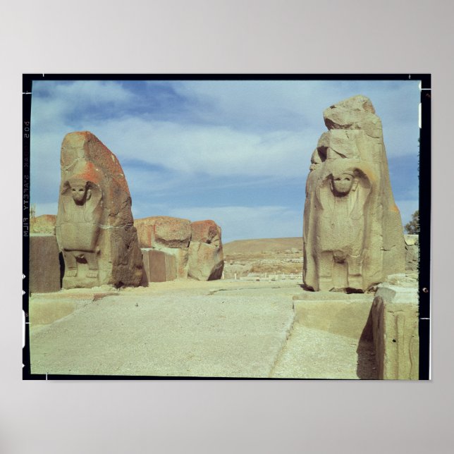 Sphinx gate, 1450-1200 BC Poster (Front)