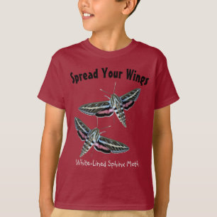 Sphinx Moth Insect Photo Front Template T-Shirt