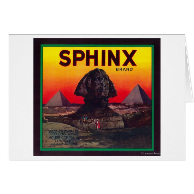 Sphinx Orange LabelLindsay, CA (Front Horizontal)