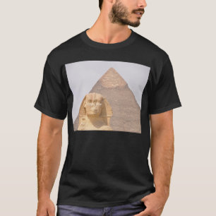 Sphinx Pyramids Antient Egypt Khufu Pharoah  T-Shirt