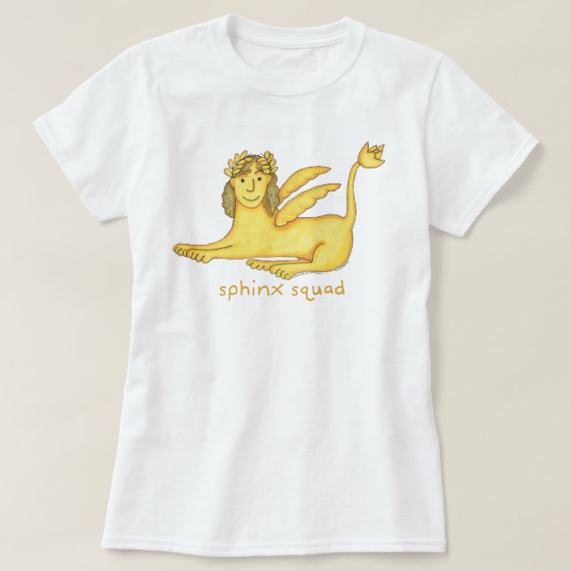 Sphinx Squad (various styles) Women's White T-Shirt (Design Front)