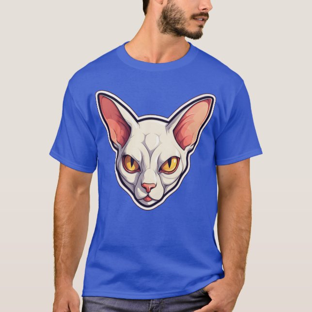 Sphyn cat funny T-Shirt (Front)