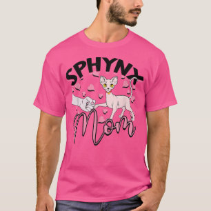 Sphyn Mom Hairless Cat Owner Pet Kitty Sphin Cat M T-Shirt