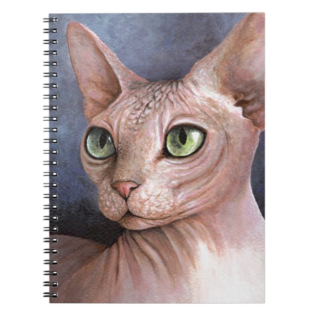 Sphynx Cat 578 Spiral Notebook (Front)