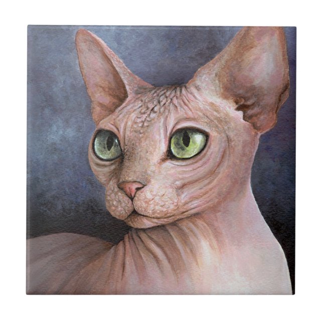 Sphynx Cat 578 Tile (Front)