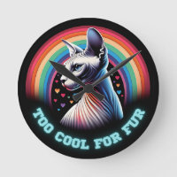 Sphynx Cat Art 'Too Cool'