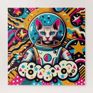 SPHYNX CAT-ASTRONAUT JIGSAW PUZZLE
