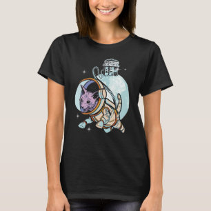Sphynx Cat Astronaut Space Galaxy Cats Owner T-Shirt