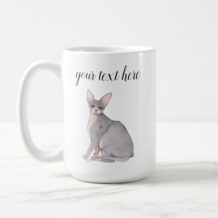 Sphynx Cat Breed Watercolor Mug Gift
