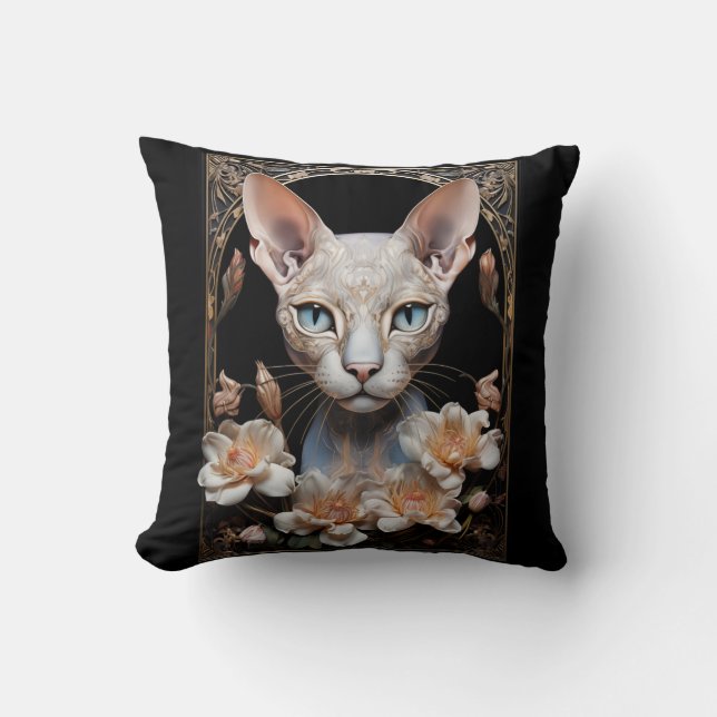 Sphynx cat cushion (Front)