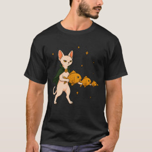 Sphynx Cat Fish Army T-Shirt