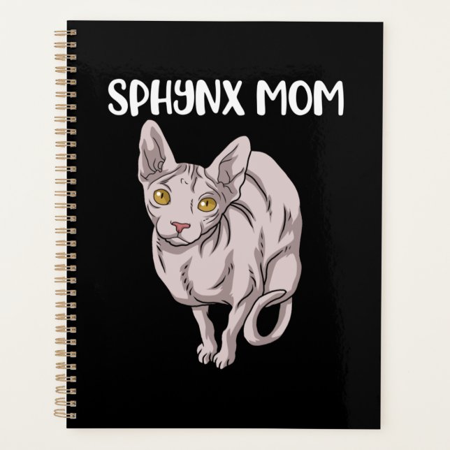 Sphynx Cat Gifts For Women Sphynx Cat Planner (Front)