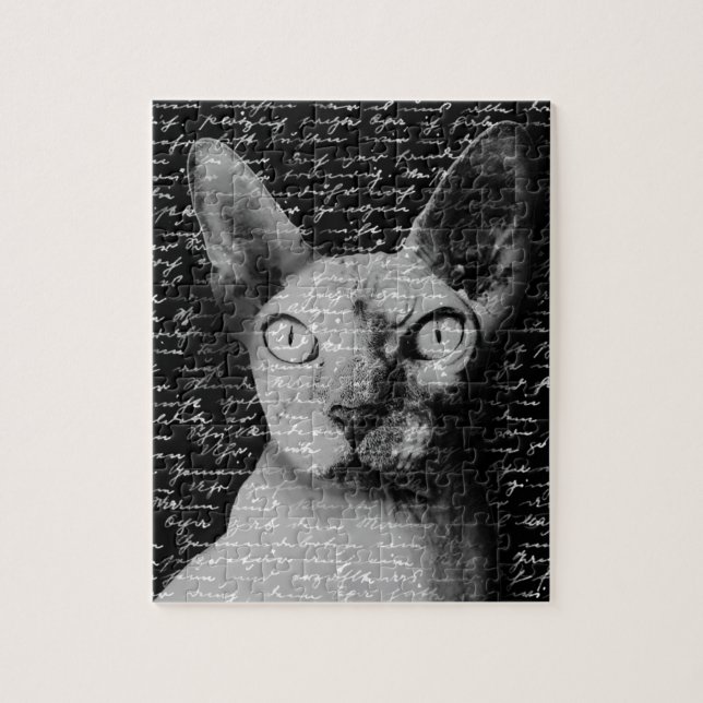 Sphynx cat jigsaw puzzle (Vertical)