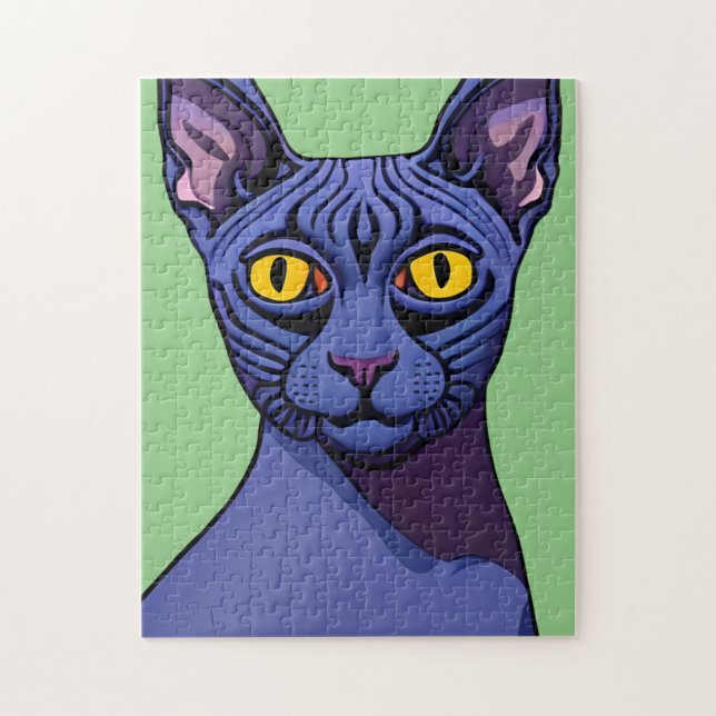 Sphynx Cat Jigsaw Puzzle (Vertical)