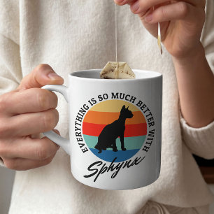 Sphynx Cat Life is Better Quote Coffee Mug