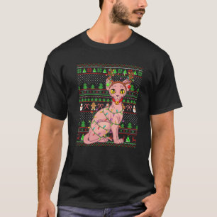 Sphynx Cat Lover Family Matching Ugly Sphynx Cat C T-Shirt