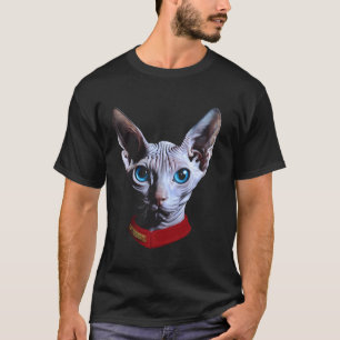 Sphynx Cat Lover Funny Bald Cat Dad Mum Pet Owner T-Shirt