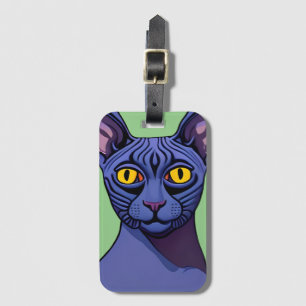 Sphynx Cat Luggage Tag