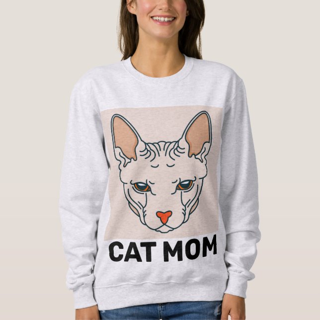 SPHYNX CAT MOM T-SHIRTS (Front)