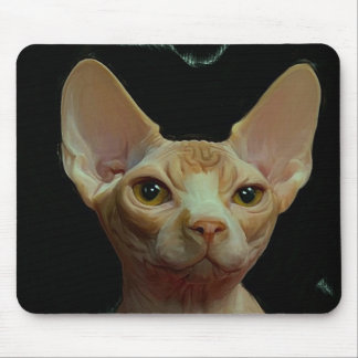 sphynx cat mouse pad