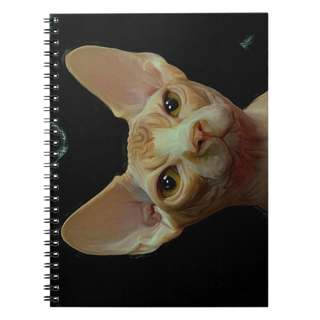 sphynx cat notebook (Front)