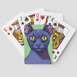 Sphynx Cat Playing Cards