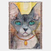 Sphynx Cat Portrait Feline Lovers Dream Gift