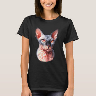 Sphynx Cat Portrait T-Shirt