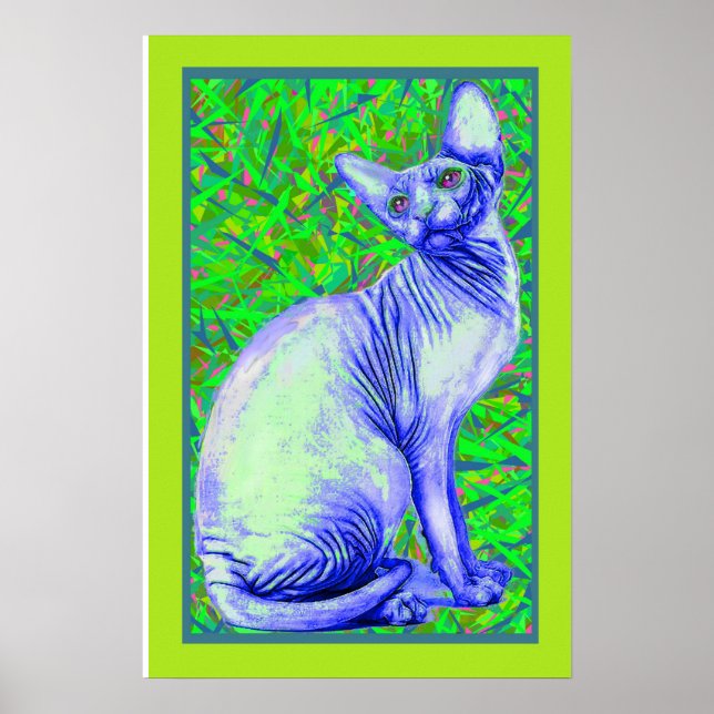 sphynx cat poster (Front)