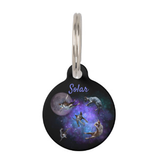 Sphynx Cat Space Customise Pet Tag
