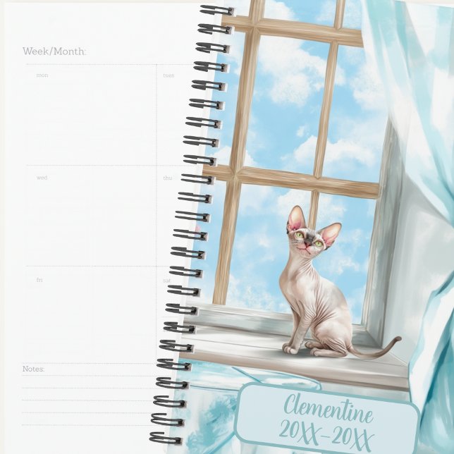 Sphynx Cat Undated Appointment Book Diary Planner (Creator Uploaded)