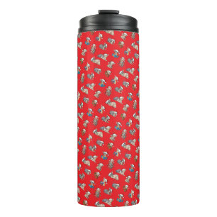 Sphynx Cats Christmas Santa Cute Xmas Pattern Thermal Tumbler