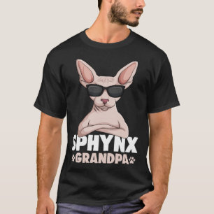 Sphynx Grandpa Cat Sphinx Hairless Cat Owner T-Shirt