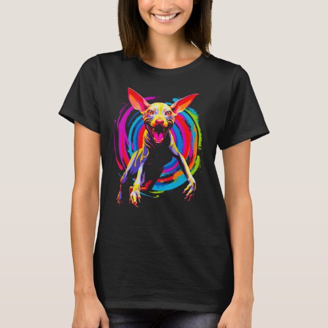 Sphynx Hairless Cat Design T-Shirt (Front)