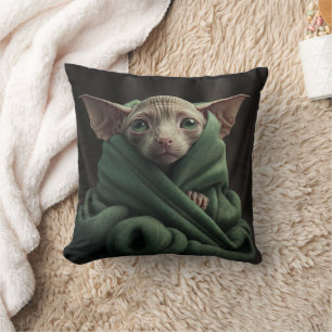 SPHYNX HAIRLESS CAT PILLOW