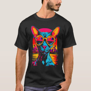 Sphynx Hairless Cat Sunglasses T-Shirt