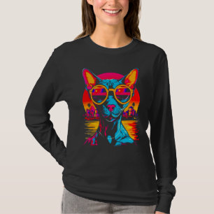 Sphynx Hairless Cat Sunglasses T-Shirt