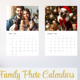 Sphynx Kittens Custom Pet Photo Family Cats 2027 Calendar