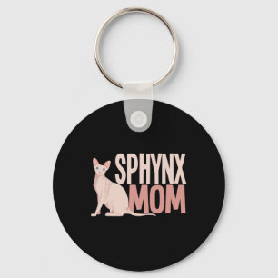 Sphynx Mum Cat Sphinx Hairless Cat Owner  Key Ring