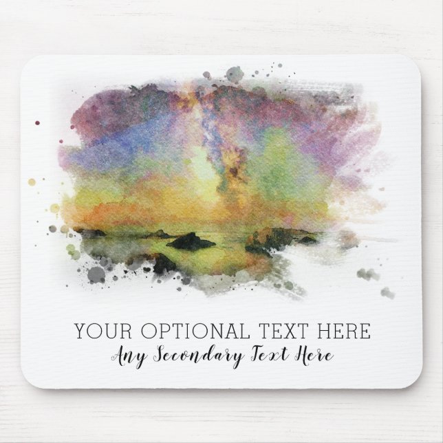 *~ Spiaggia delle cannelle Italia Italy Beach AP12 Mouse Pad (Front)