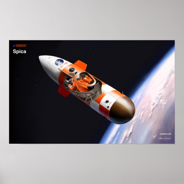 Spica capsule cutaway poster (Front)