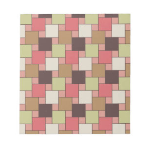 Spice Cabinet Geometric Notepad